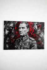Atatürk — 3D Kabartmalı Premium Duvar Sanatı
