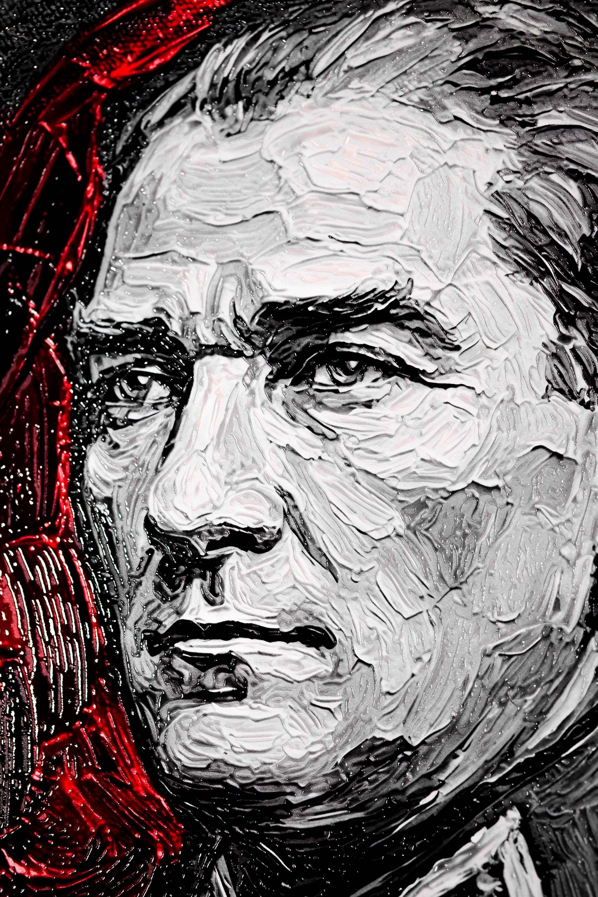 Atatürk — 3D Kabartmalı Premium Duvar Sanatı