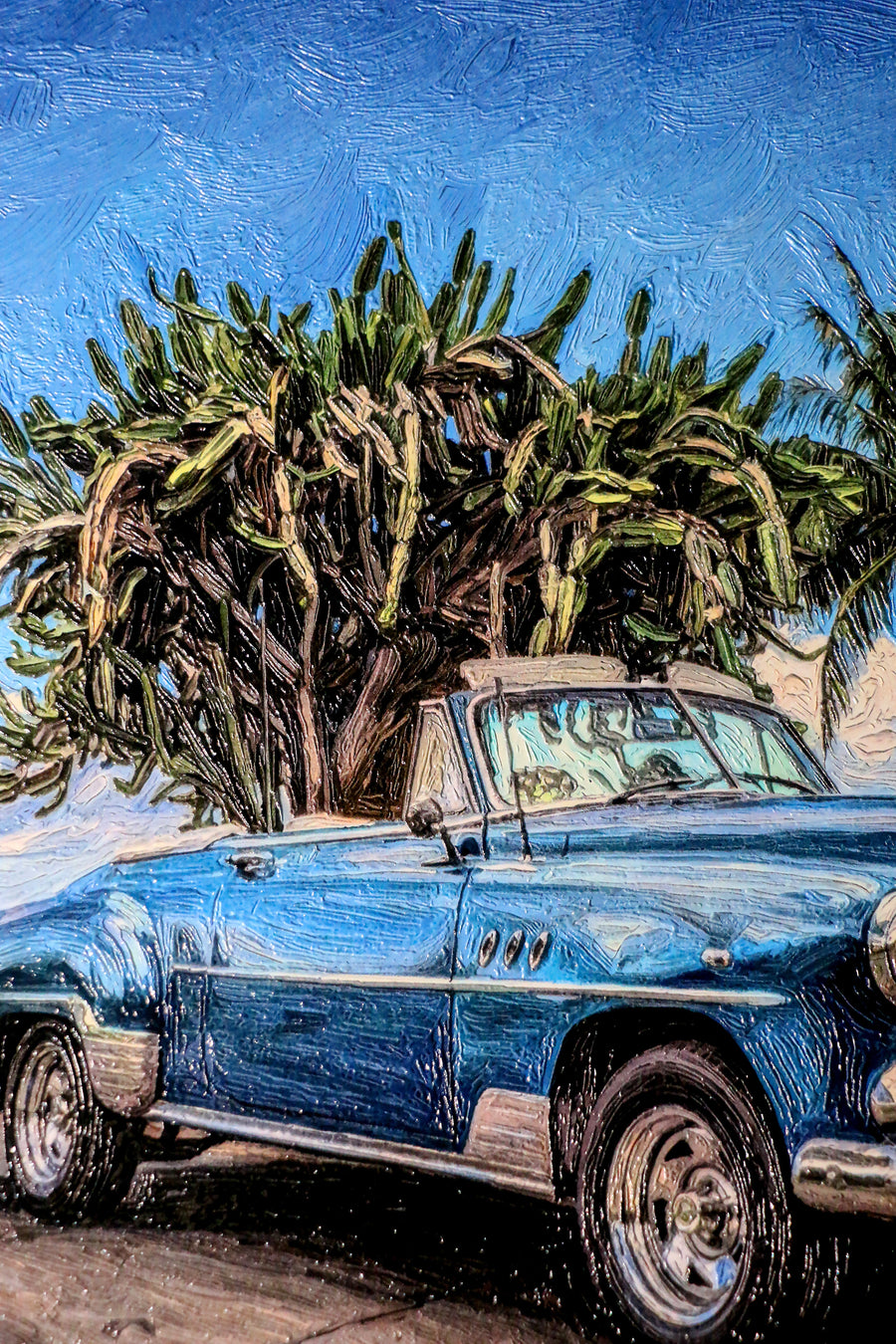 Safir Seyir — 3D Kabartmalı Premium Duvar Sanatı