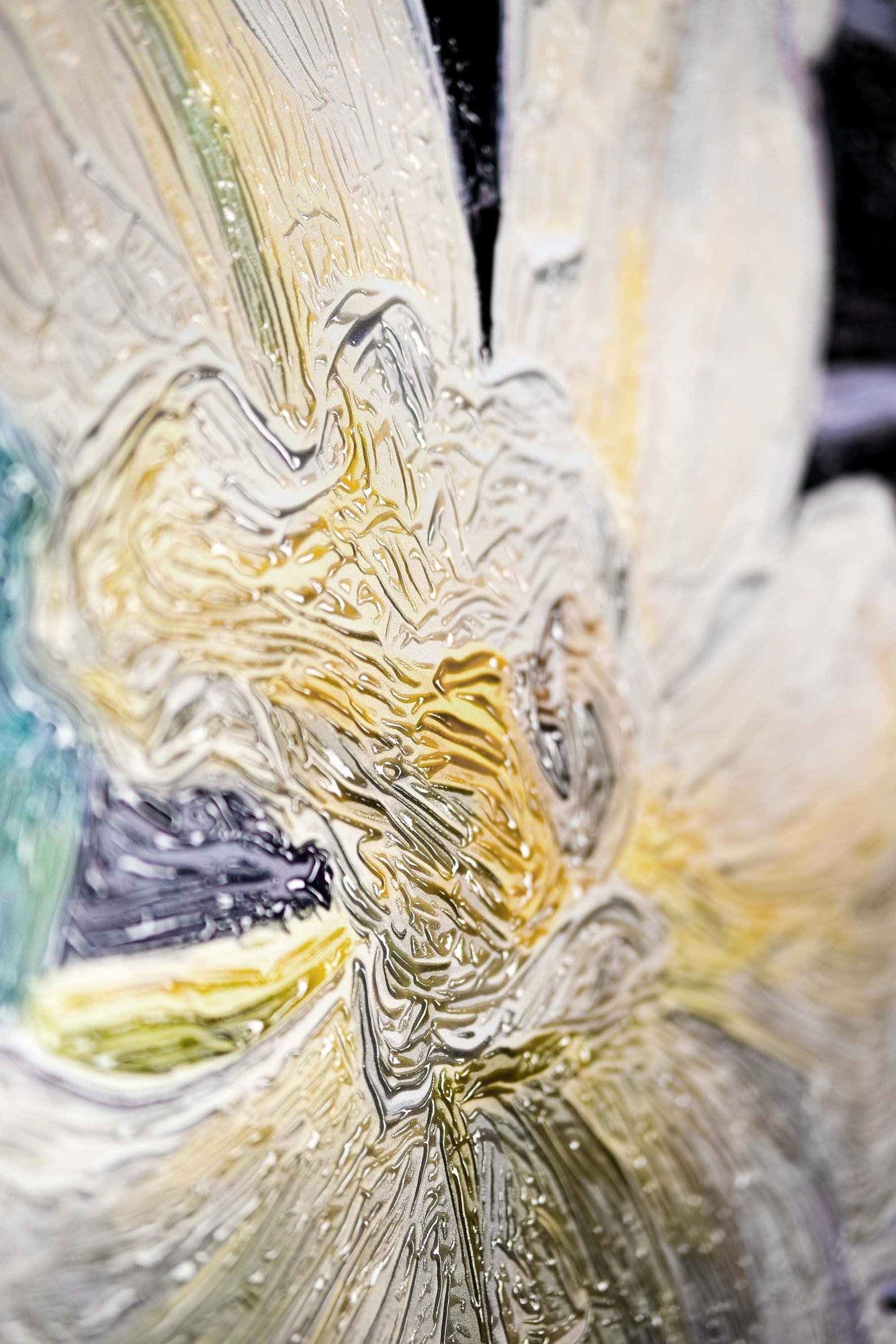 Zen Huzur Çiçeği — 3D Kabartmalı Premium Duvar Sanatı