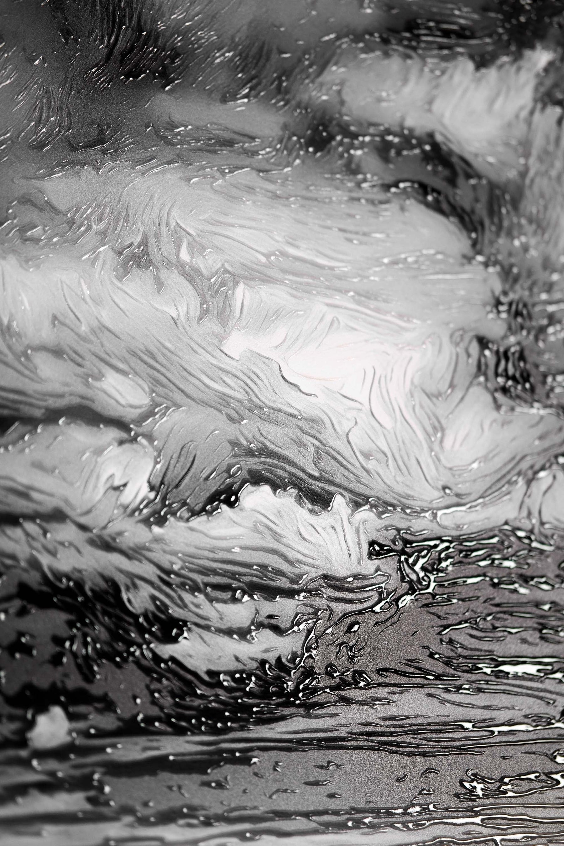 Kızıl Kıyı Gözcüsü — 3D Kabartmalı Premium Duvar Sanatı