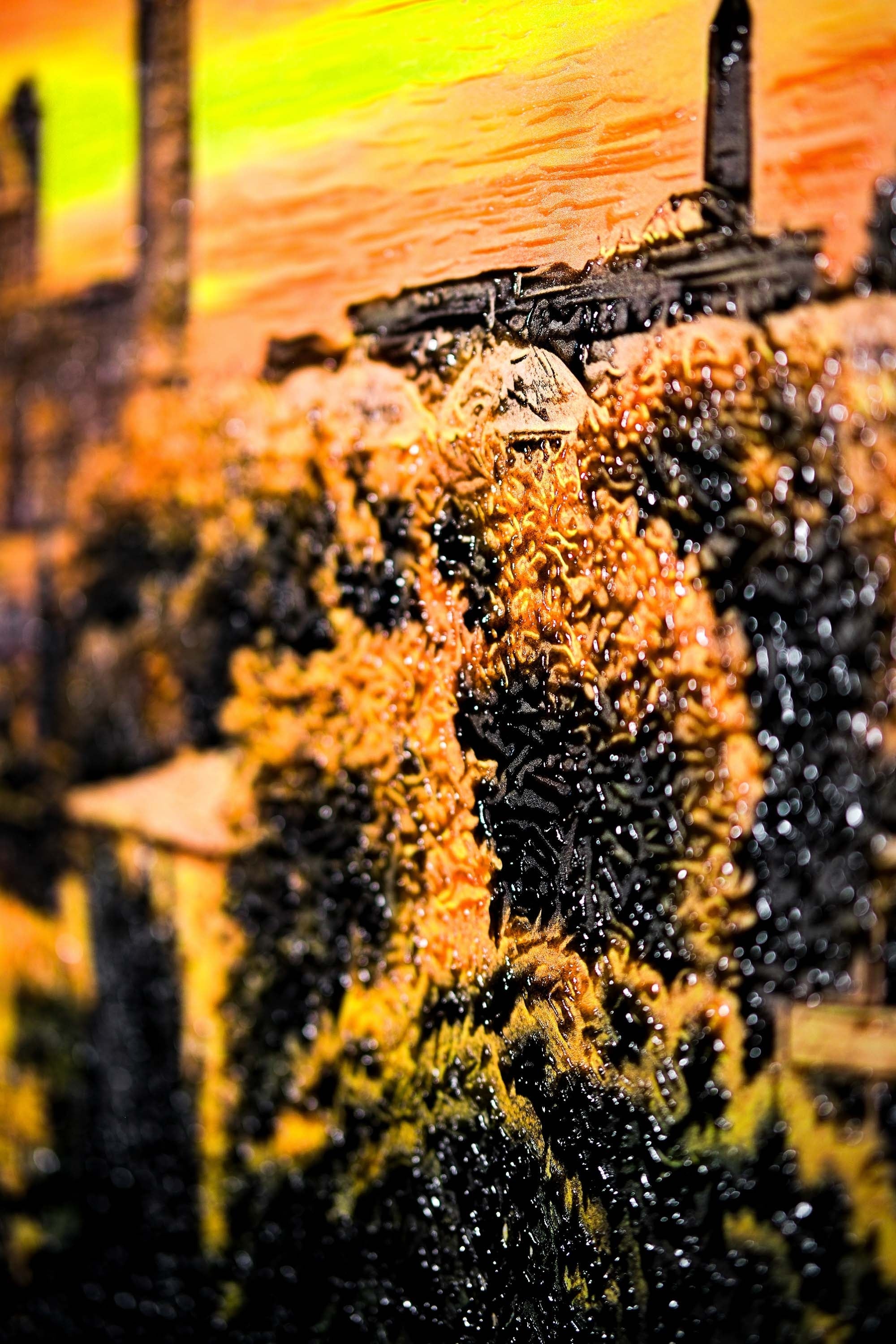 Ebedi Sultanahmet Işıltısı — 3D Kabartmalı Premium Duvar Sanatı