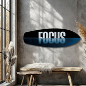 FOCUS Yazılı Motivasyon Cam Tablo.