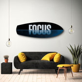 FOCUS Yazılı Motivasyon Cam Tablo.