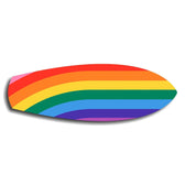 Gökkuşağı Pride Çizgi Cam Tablo.