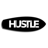 Hustle Tipografi Motivasyon Cam Tablo.