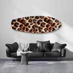 Leopar Desenli Cam Tablo.