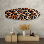 Leopar Desenli Cam Tablo.
