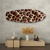 Leopar Desenli Cam Tablo.