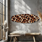 Leopar Desenli Cam Tablo.