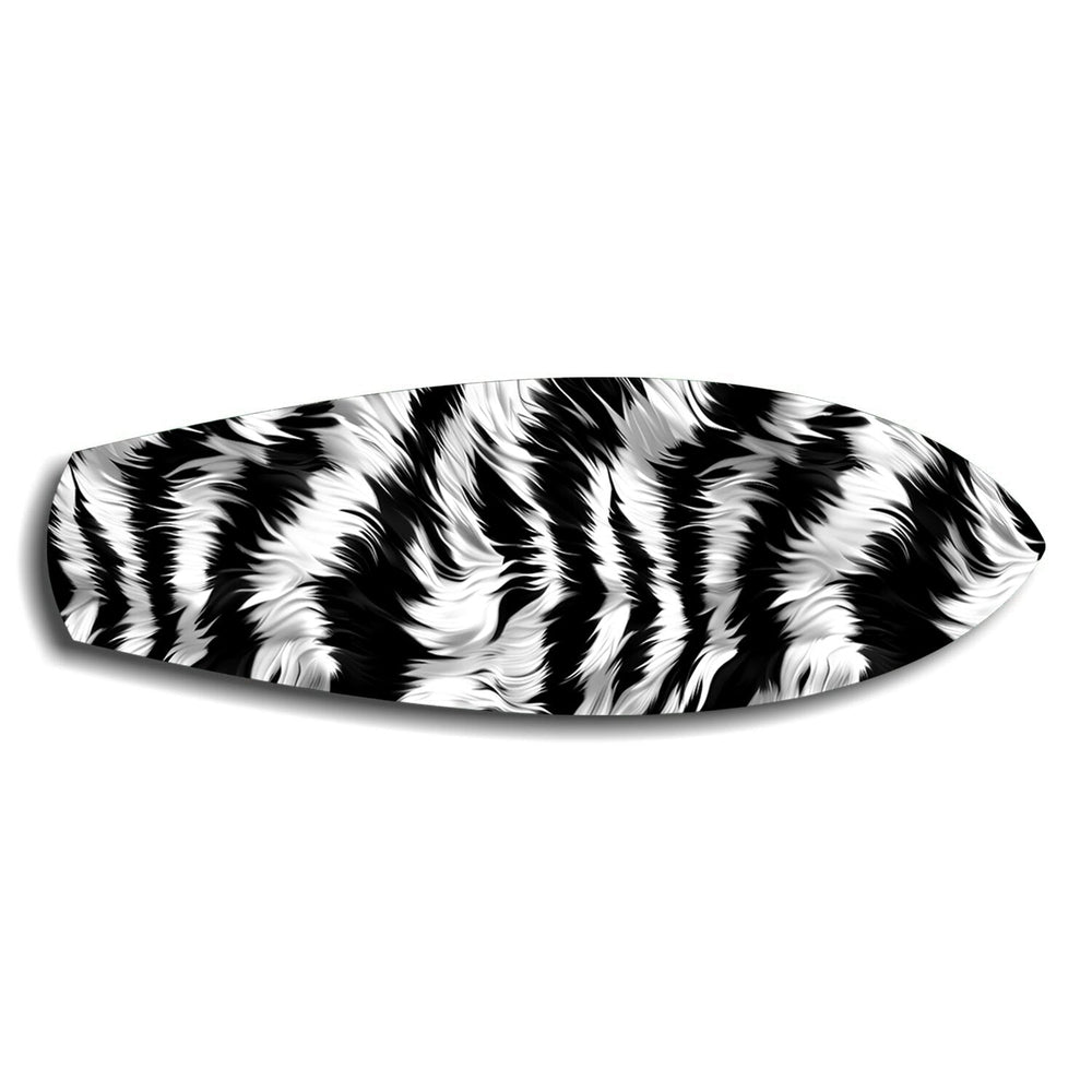 Zebra Çizgili Cam Tablo.