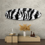 Zebra Çizgili Cam Tablo.