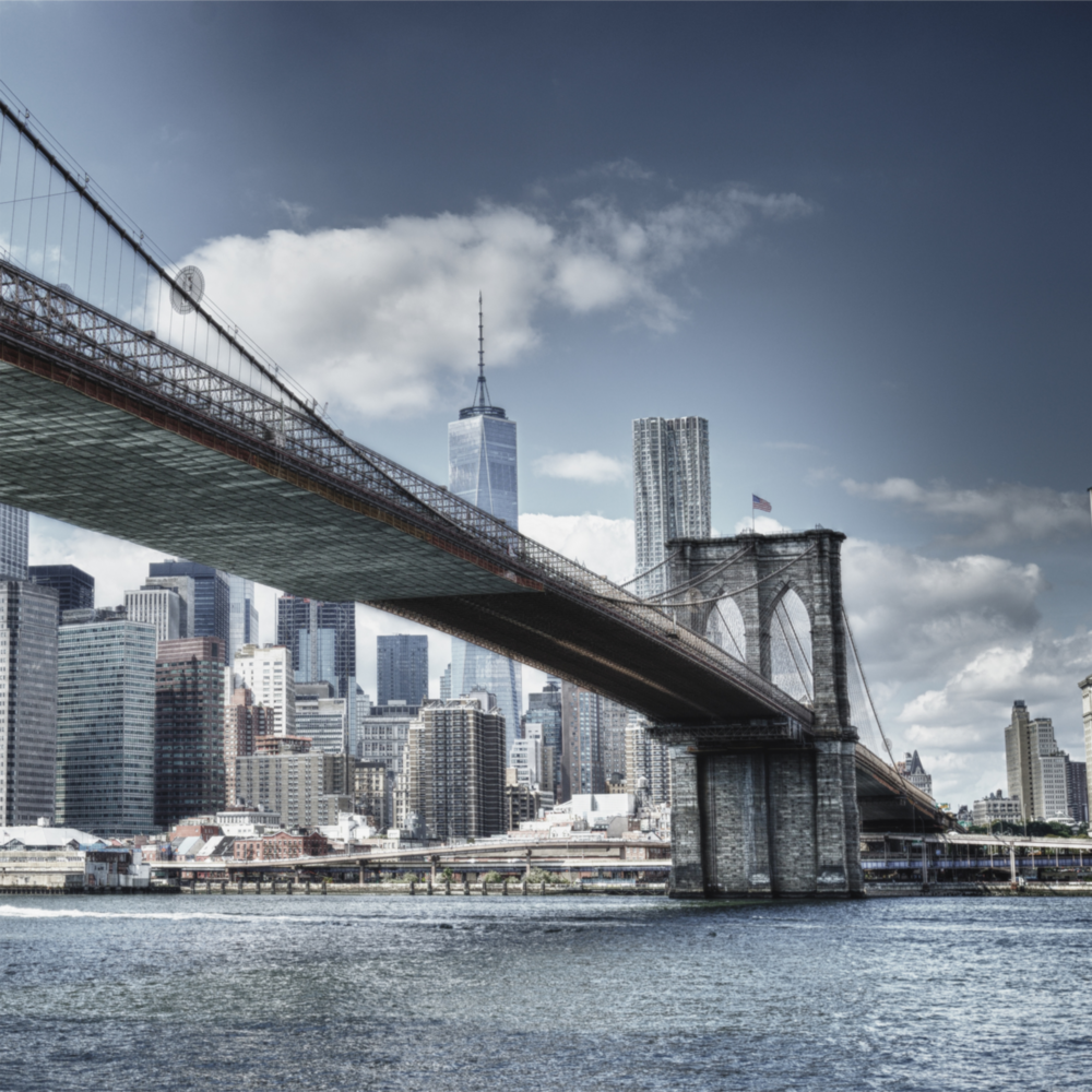 Brooklyn Köprüsü Cam Tablo