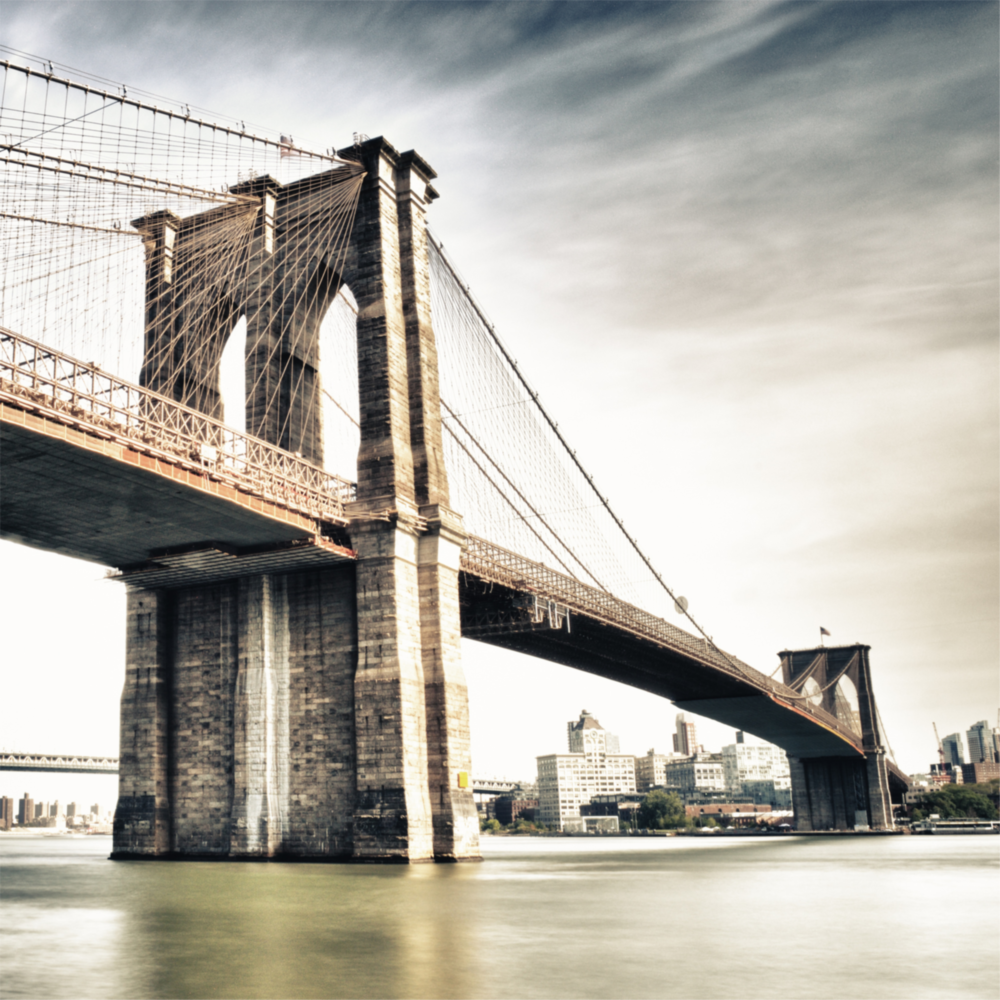 Brooklyn Köprüsü Cam Tablo