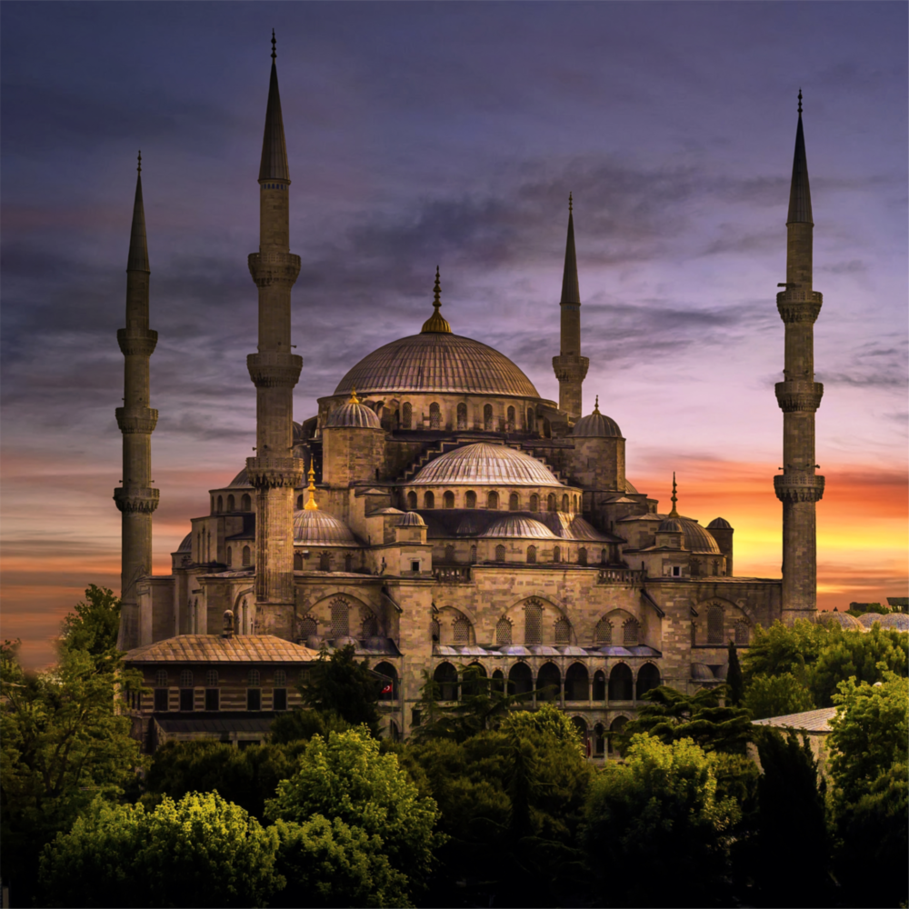 Sultan Ahmet Cami Cam Tablo