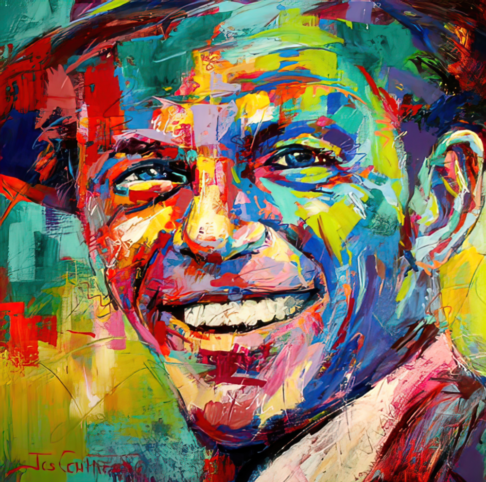 Frank Sinatra Cam Tablo
