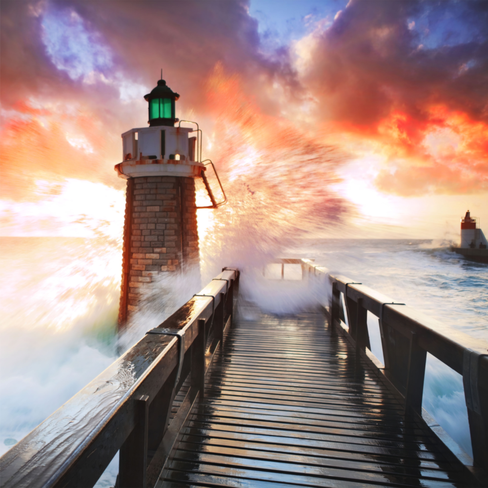 Deniz Feneri Cam Tablo