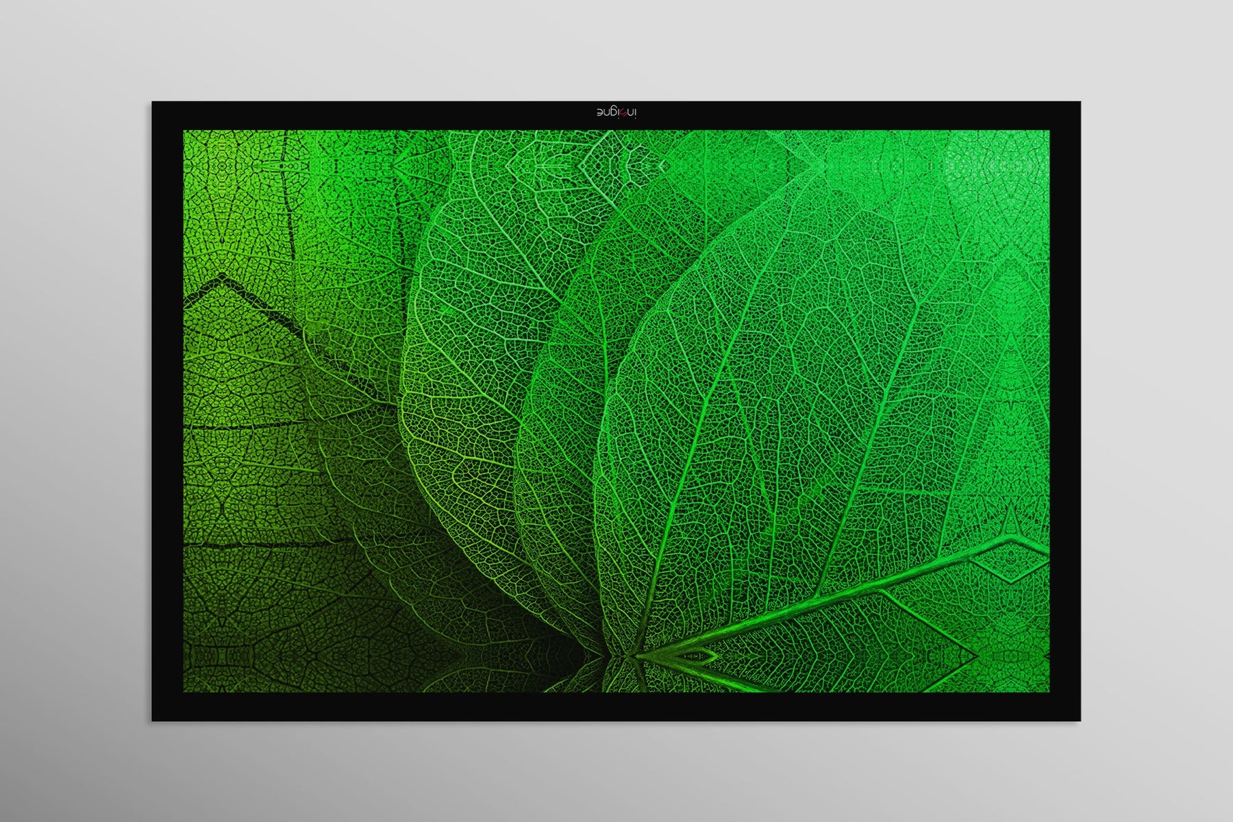 Verdant Lattice: Botanik Ağ — Hissedilebilir 3D Kabartma + Parlak Lake Baskı