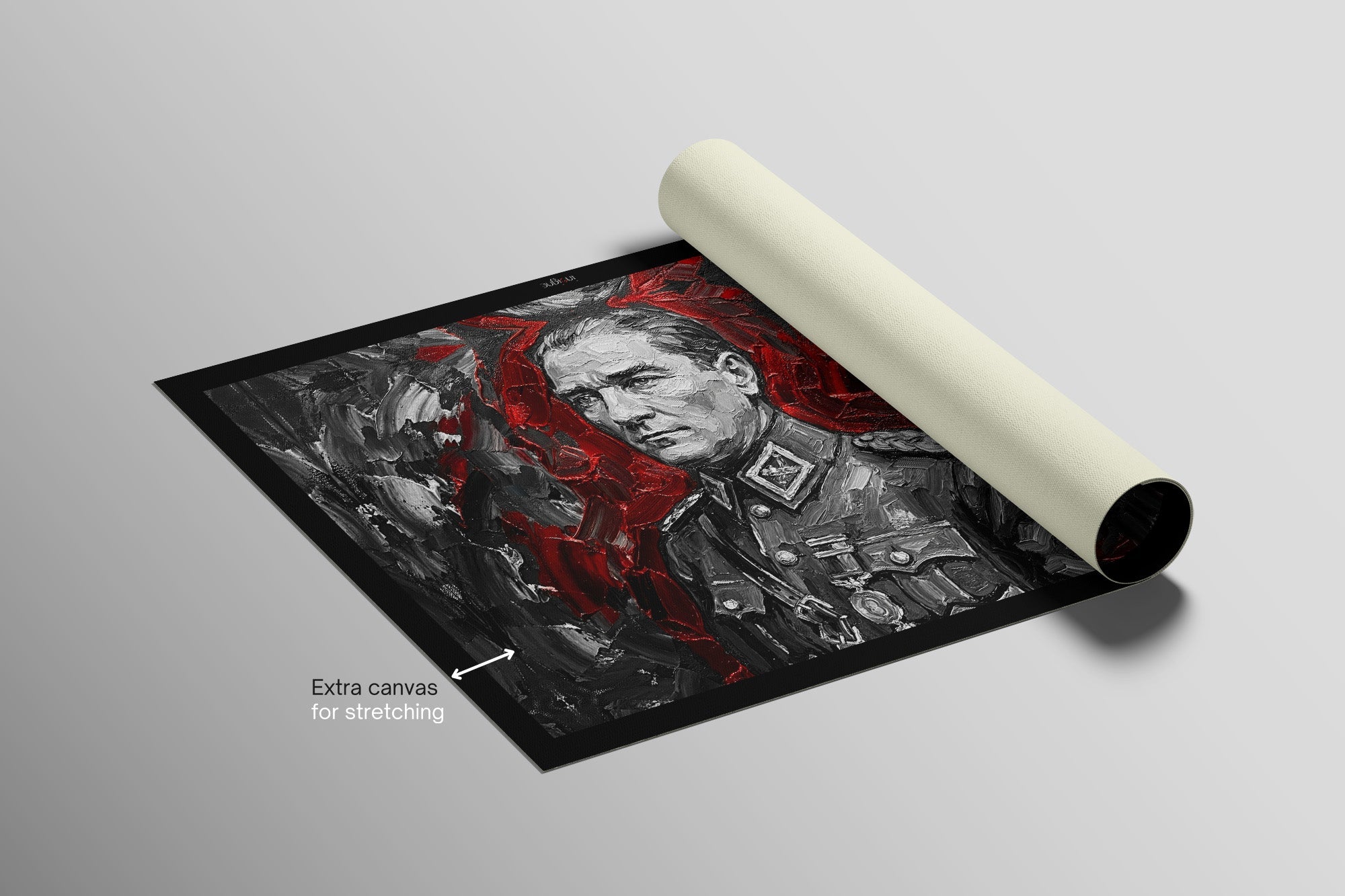 Atatürk — 3D Kabartmalı Premium Duvar Sanatı