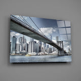 Manhattan Köprüsü Cam Tablo