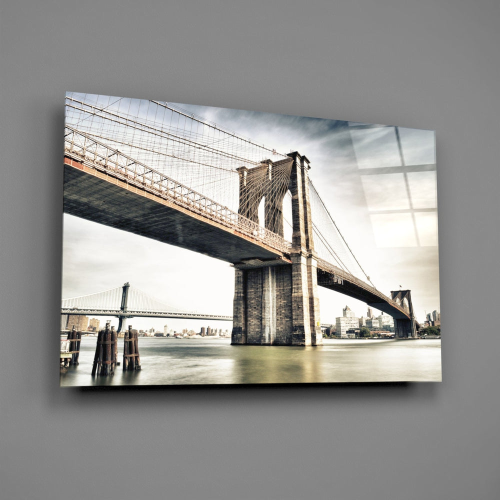 Brooklyn Köprüsü Cam Tablo