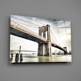 Brooklyn Köprüsü Cam Tablo