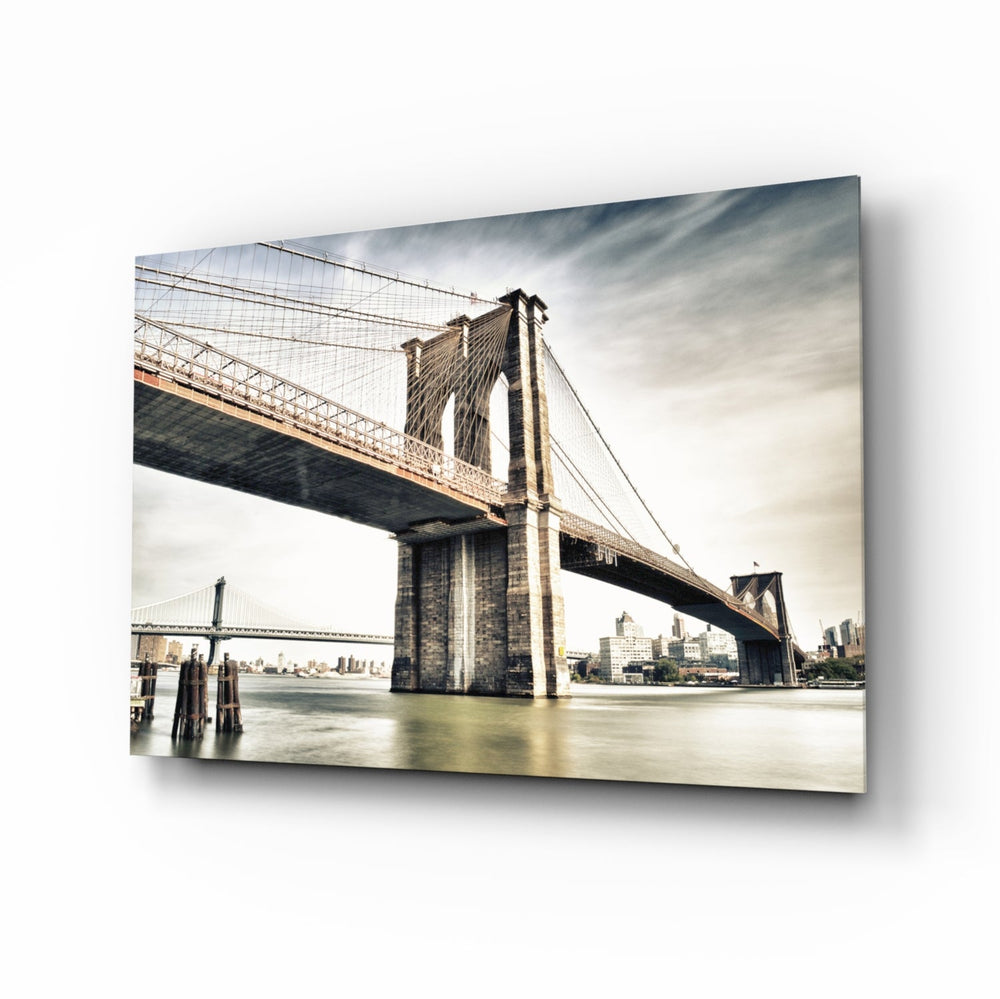 Brooklyn Köprüsü Cam Tablo