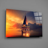 Galata Kulesi Cam Tablo