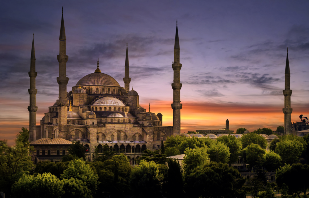 Sultanahmet Camii Cam Tablo