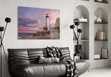 Deniz feneri Cam Tablo
