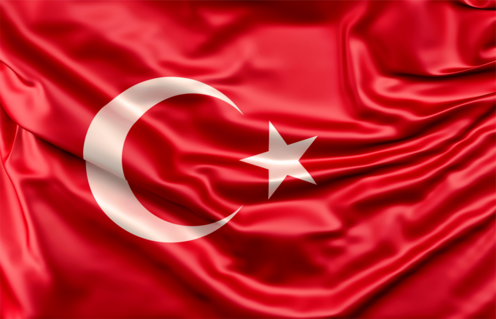 Türk Bayrağı Cam Tablo