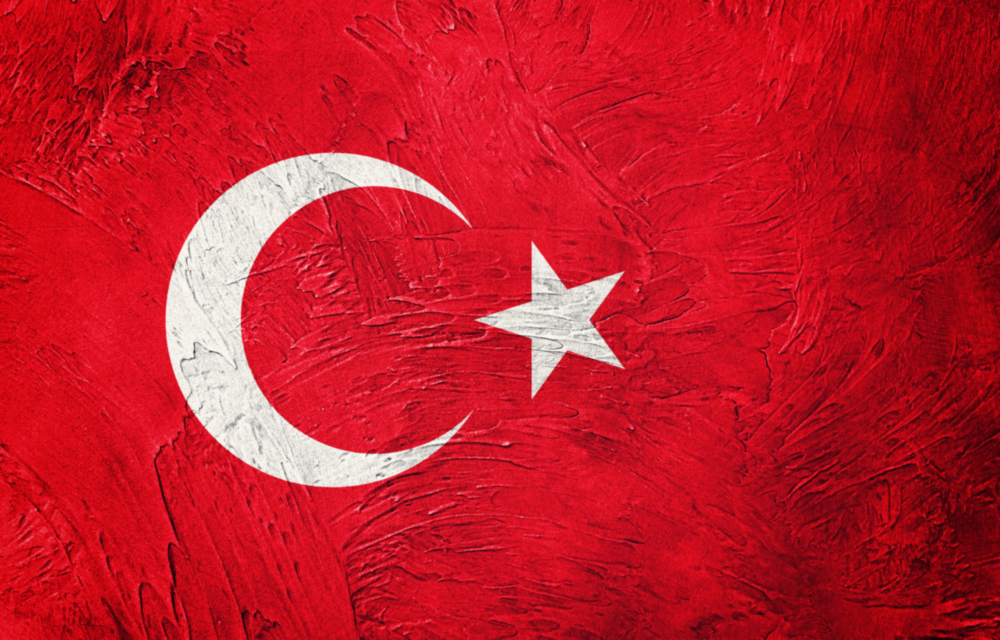 Türk Bayrağı Cam Tablo