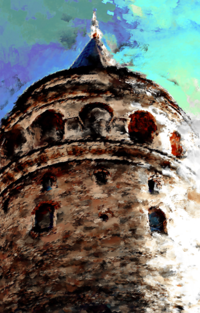 Galata Cam Tablo
