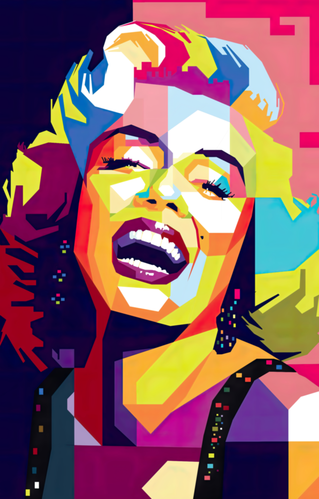 Marilyn Monroe Cam Tablo