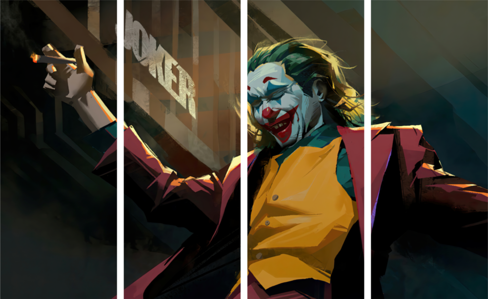 Joker 4 Parça Mega Cam Tablo | 150x92 cm