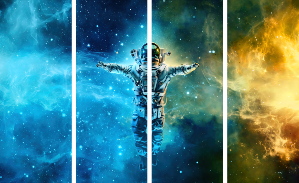 Astronot Cam Tablo