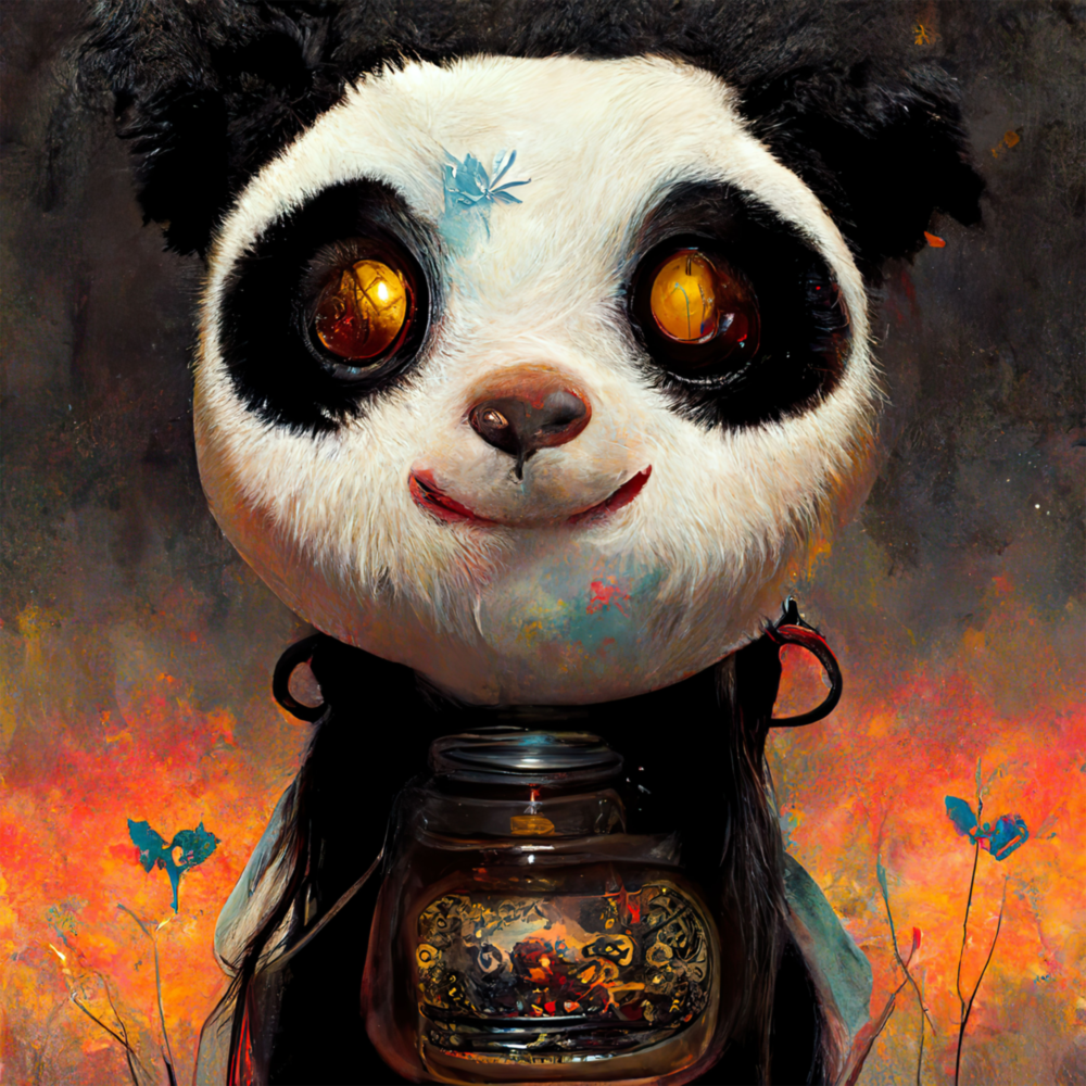 Panda Cam Tablo || Tasarımcı Koleksiyonu