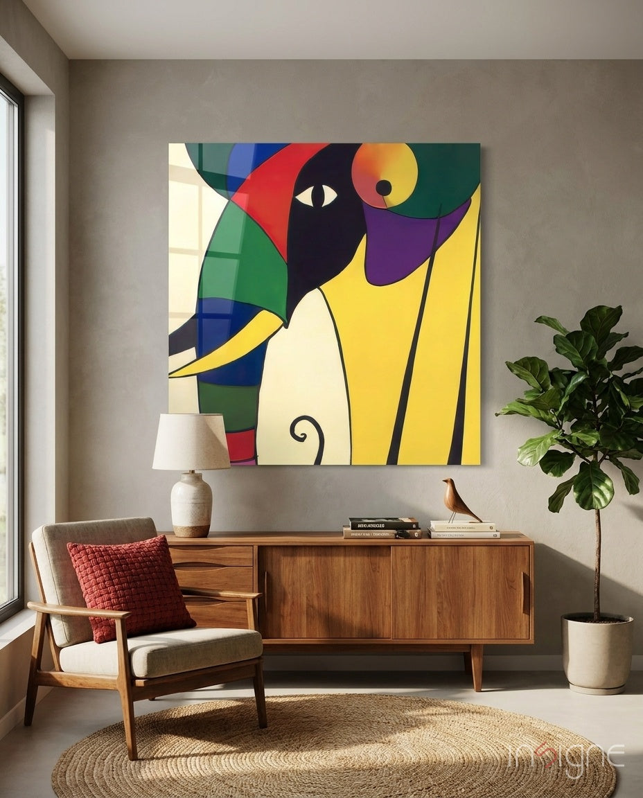 Vasili Kandinski Cam Tablo || Tasarımcı Koleksiyonu