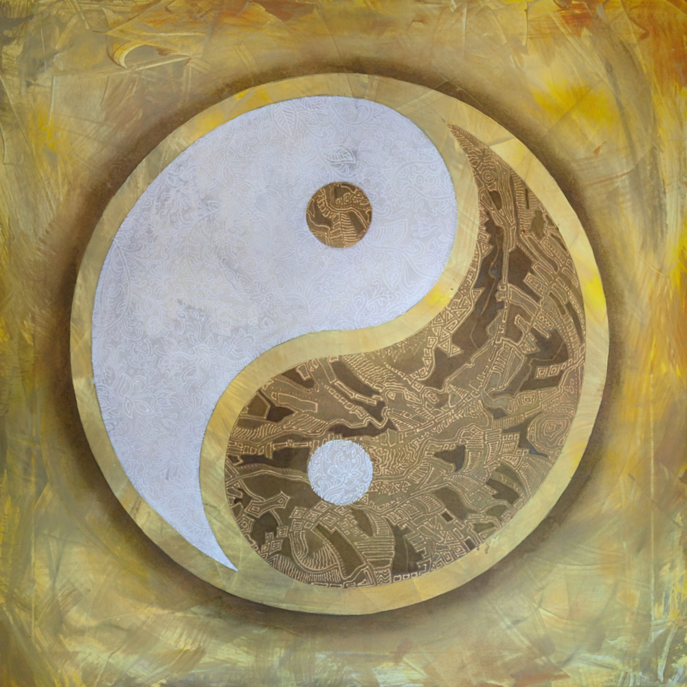 Ying Yang Cam Tablo || Tasarımcı Koleksiyonu