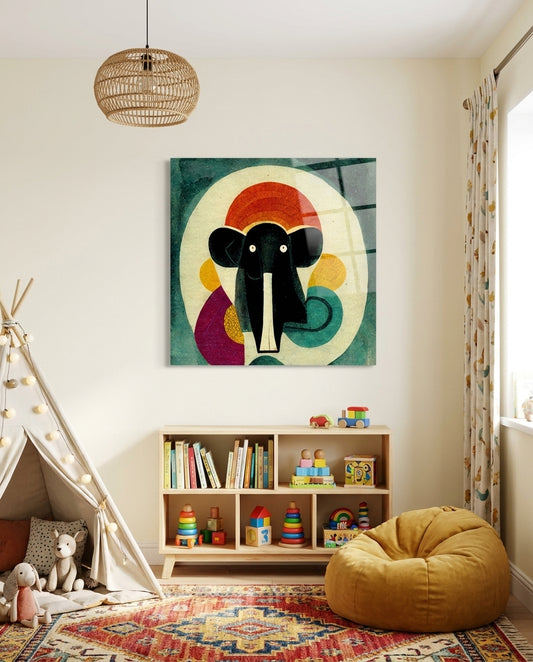 Vasili Kandinski Cam Tablo || Tasarımcı Koleksiyonu