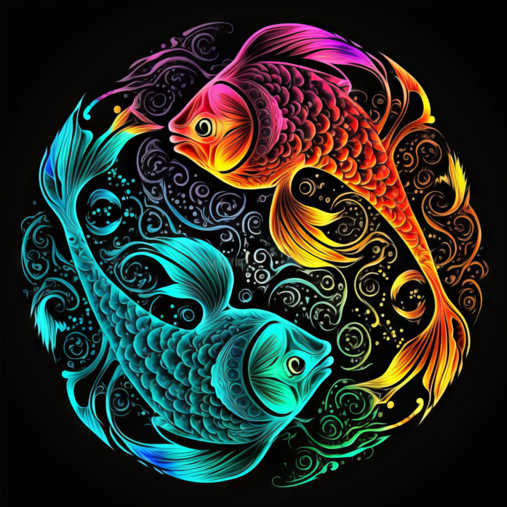 Ying&Yang Cam Tablo || Tasarımcı Koleksiyonu
