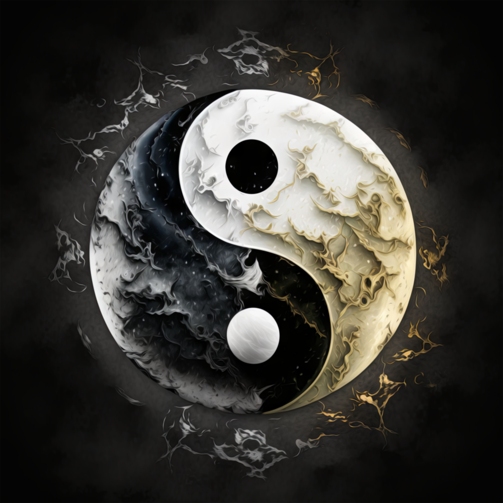 Ying&Yang Cam Tablo || Tasarımcı Koleksiyonu