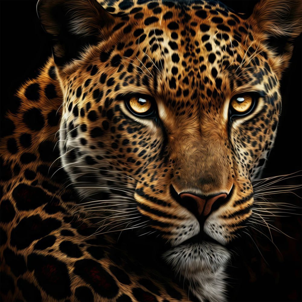 Leopar Cam Tablo || Tasarımcı Koleksiyonu