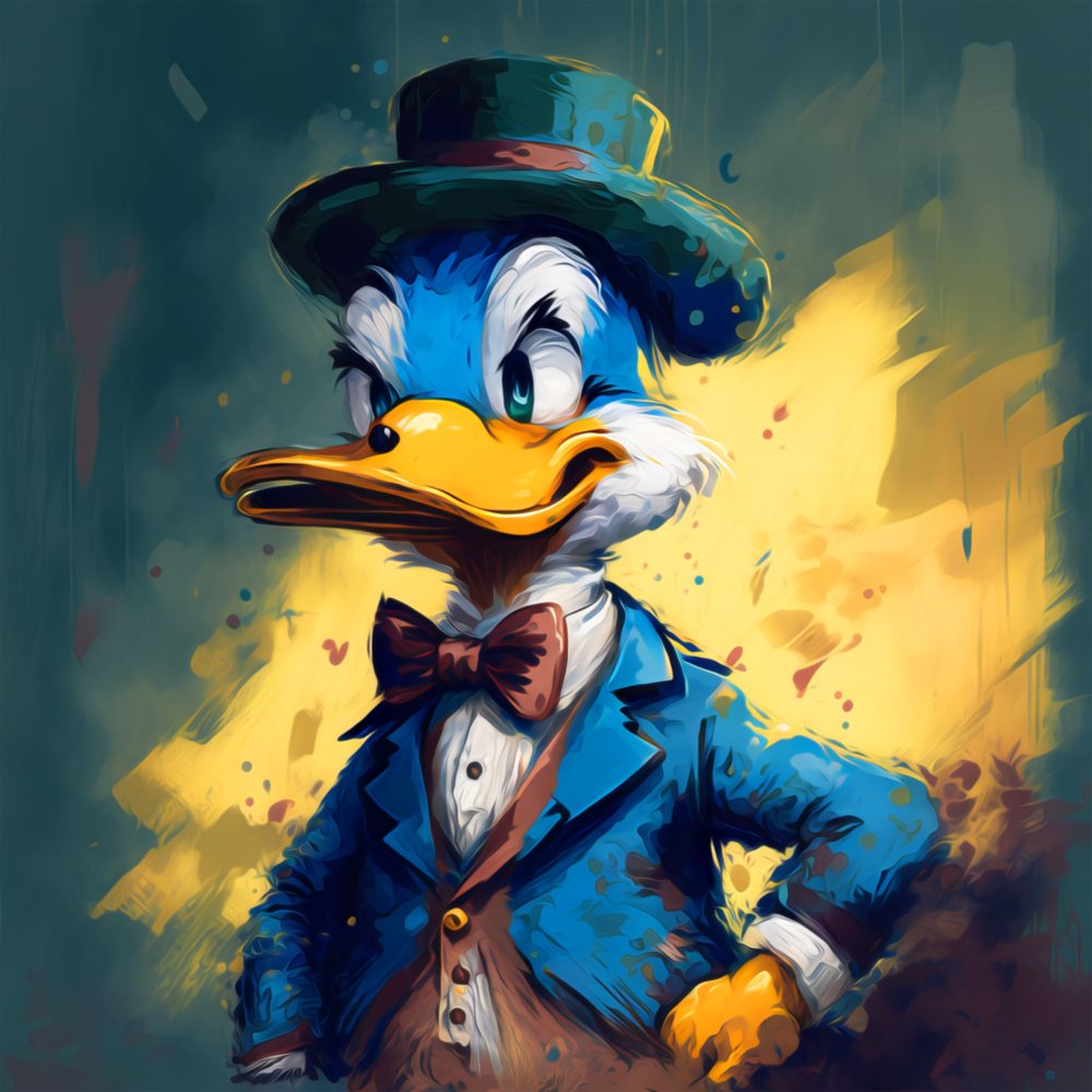 Darkwing Duck Cam Tablo || Tasarımcı Koleksiyonu
