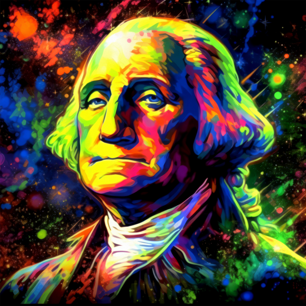 Benjamin Franklin Cam Tablo || Tasarımcı Koleksiyonu