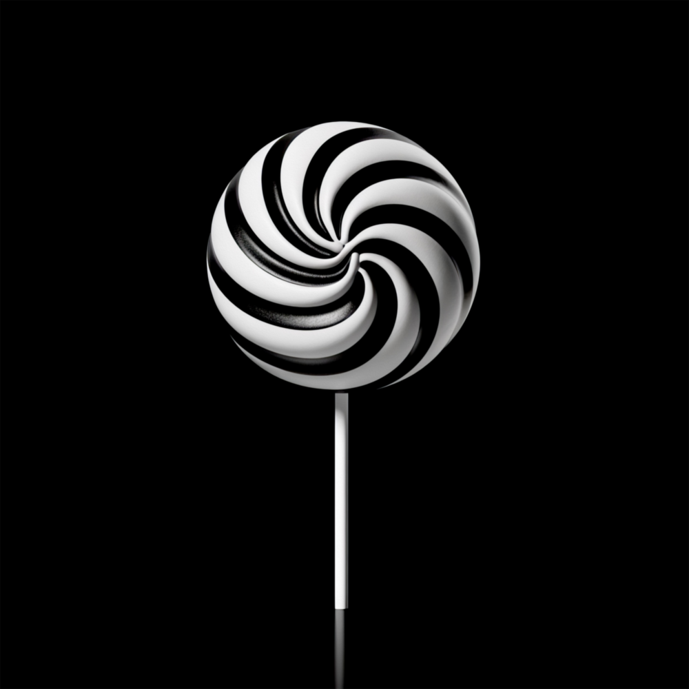 Monokrom Lolipop Cam Tablo || Tasarımcı Koleksiyonu