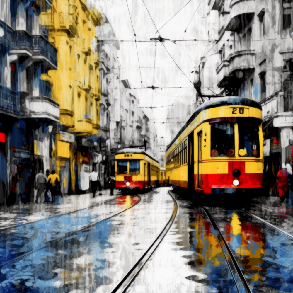İstiklal Caddesi Cam Tablo || Tasarımcı Koleksiyonu