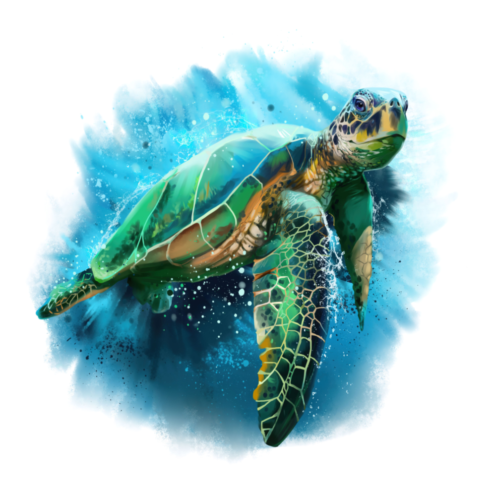 Caretta Caretta Cam Tablo