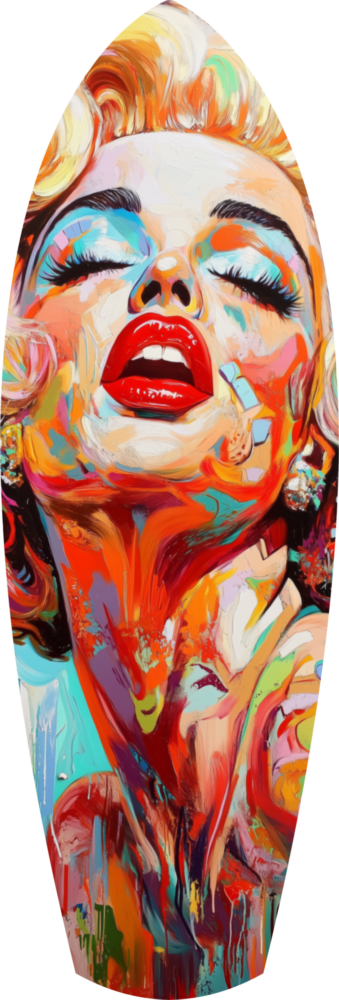 Marilyn Monroe'nun Vintage Rüyaları Cam Tablo