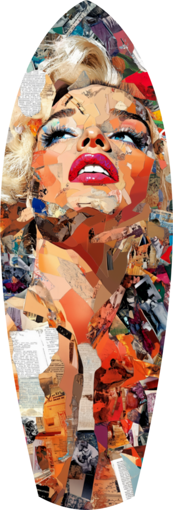 Marilyn Monroe En Parlak Yıldız Cam Tablo